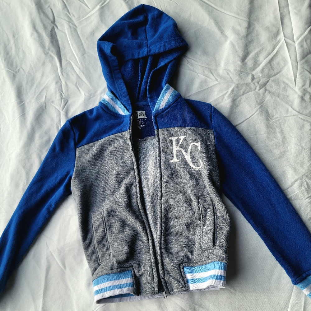 Boys KC Royals jacket. New Era